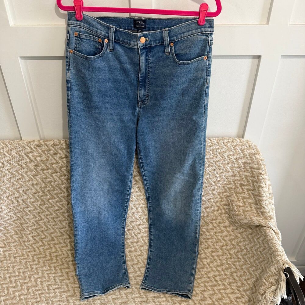 J.Crew Women’s Stovepipe Straight Jeans Signature Stretch